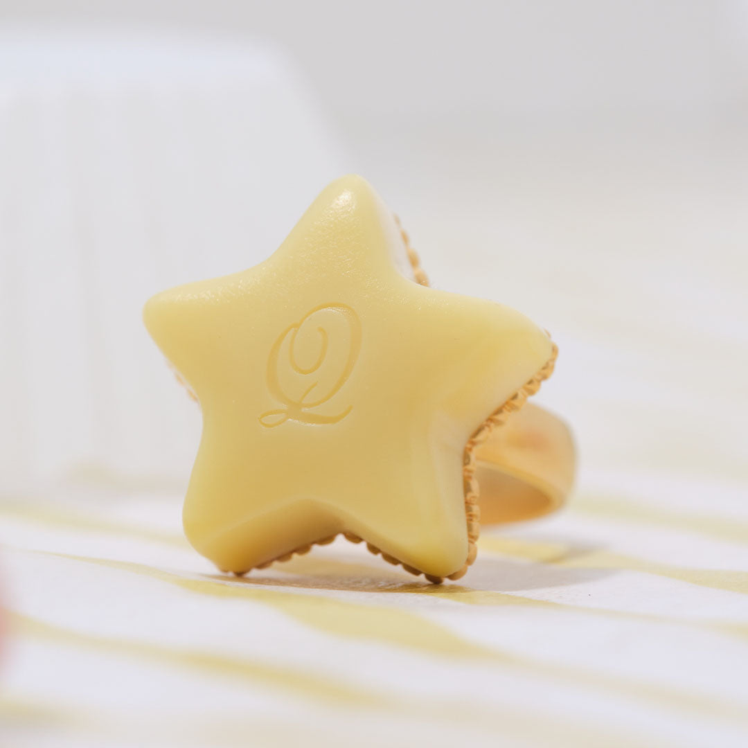 Étoile Chocolat Ring (Light Yellow)【Japan Jewelry】