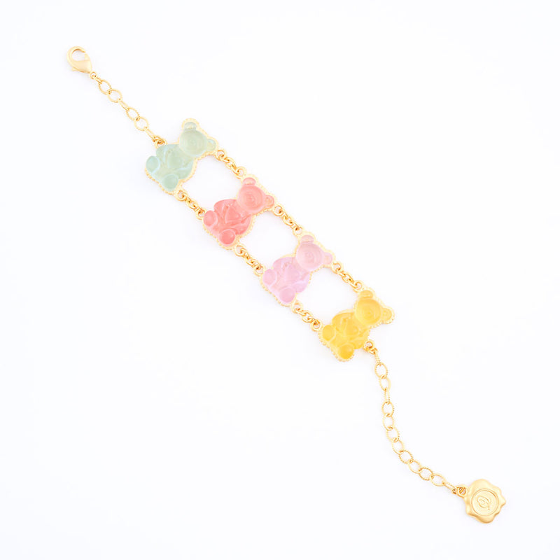 Teddy Bear Hard Gummy Bracelet【Japan Jewelry】