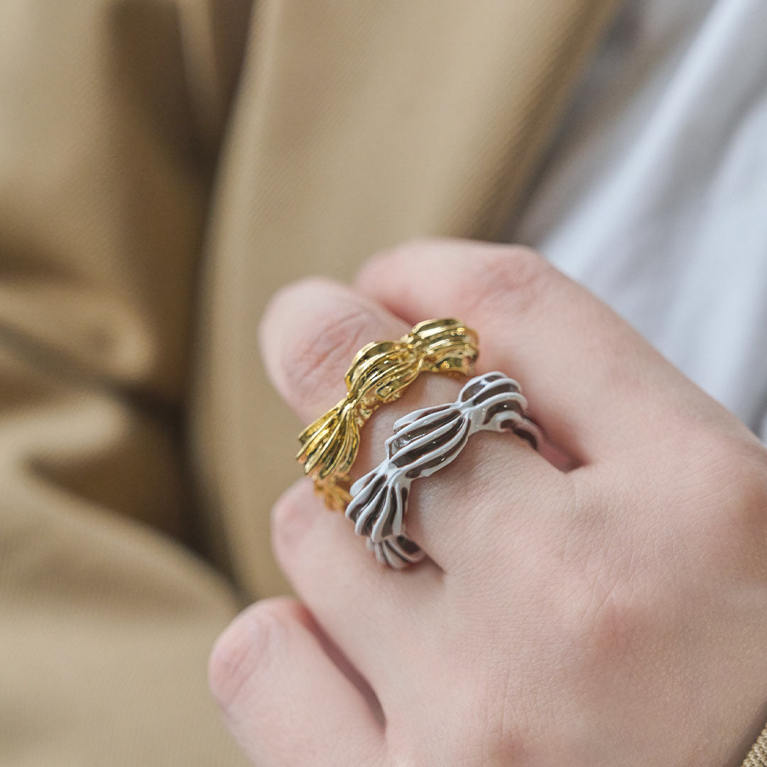 Golden Sweet Creamy Cream Ring【Japan Jewelry】 – Japan Jewelry