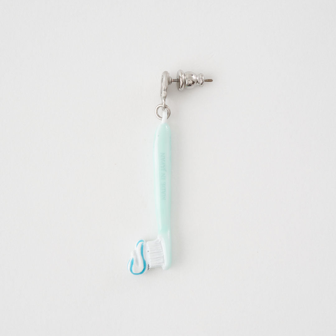 【Special Package】Toothbrush Pierced Earring (Peppermint / 1 Piece)【Japan Jewelry】