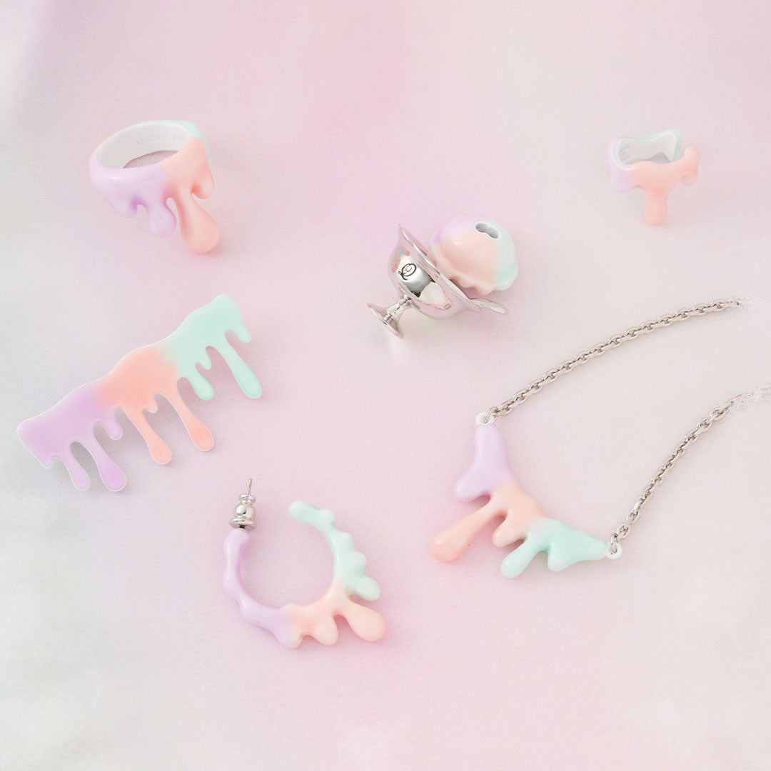 Melty Melt Ear Cuff (Cotton Candy)【Japan Jewelry】