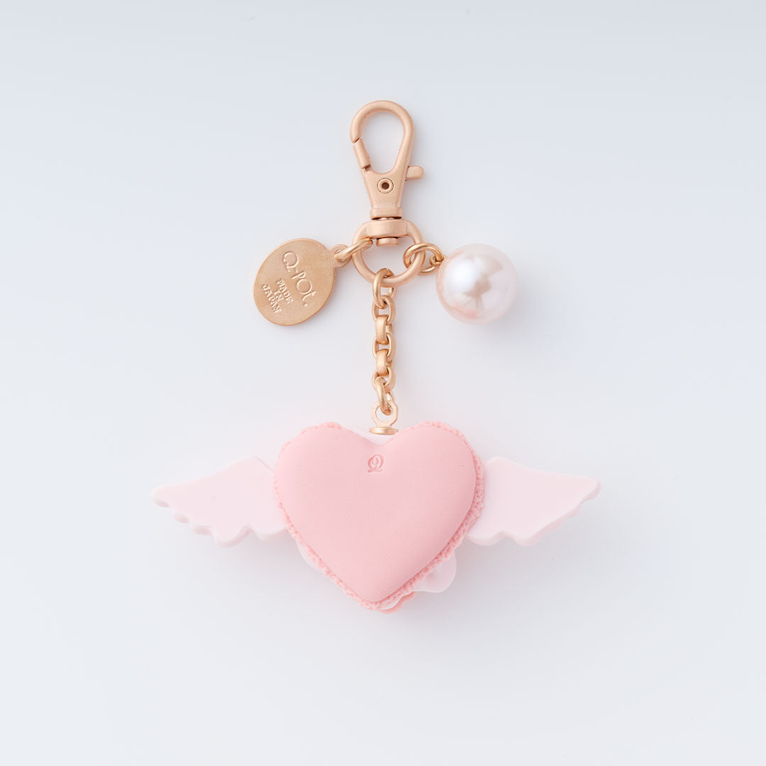 Angel Heart Macaron Bag Charm (Pink)【Japan Jewelry】 – Japan