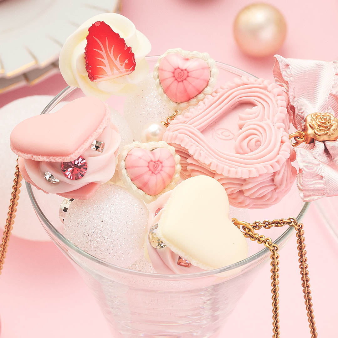 Sweet Dreamy Strawberry Cake Necklace【Japan Jewelry】 – Japan