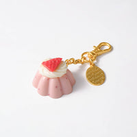 Strawberry Bavarois Bag Charm【Japan Jewelry】