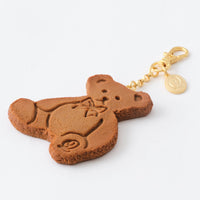 Freshly Baked Teddy Bear Cookie Bag Charm (Caramel)【Japan Jewelry】