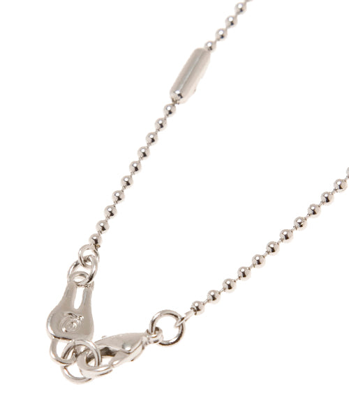 Tooth Ball Chain Necklace (Silver)【Japan Jewelry】