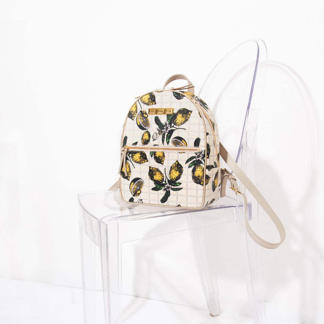 White Chocolate × Honey Lemon Small Backpack【Japan Jewelry】