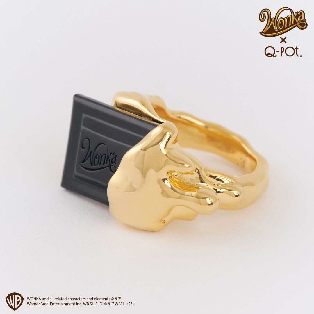 【Wonka × Q-pot. collaboration】Melty Chocolate Ring【Japan Jewelry】