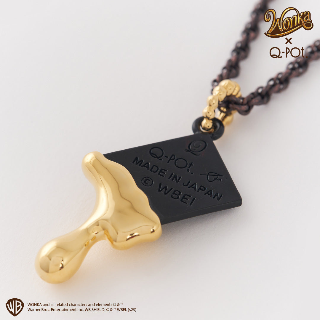 【Wonka × Q-pot. collaboration】Melty Chocolate Necklace【Japan Jewelry】