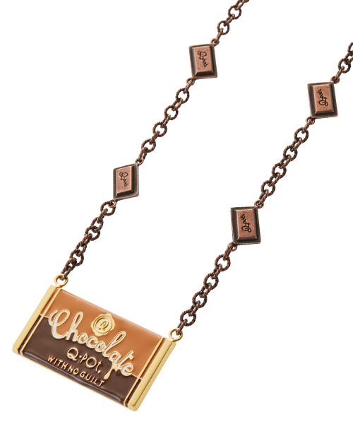 Bitter Chocolate Bar Necklace【Japan Jewelry】 – Japan Jewelry