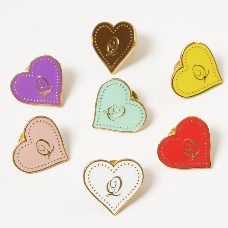 Heart Sugar Cookie Pin Badge (1 Piece)【Japan Jewelry】