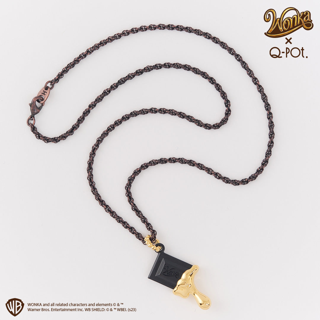 【Wonka × Q-pot. collaboration】Melty Chocolate Necklace【Japan Jewelry】