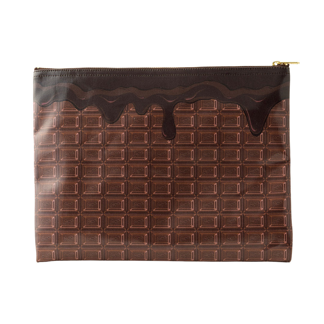 Melty Chocolate Flat Pouch (L)【Japan Jewelry】
