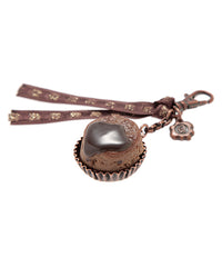 Chocolate Scone With Chocolate Syrup Bag Charm【Japan Jewelry】