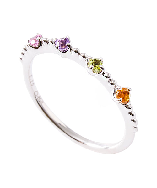 【10K Gold / Order Jewelry】Sparkling Mix Fruits Ring【Japan Jewelry】