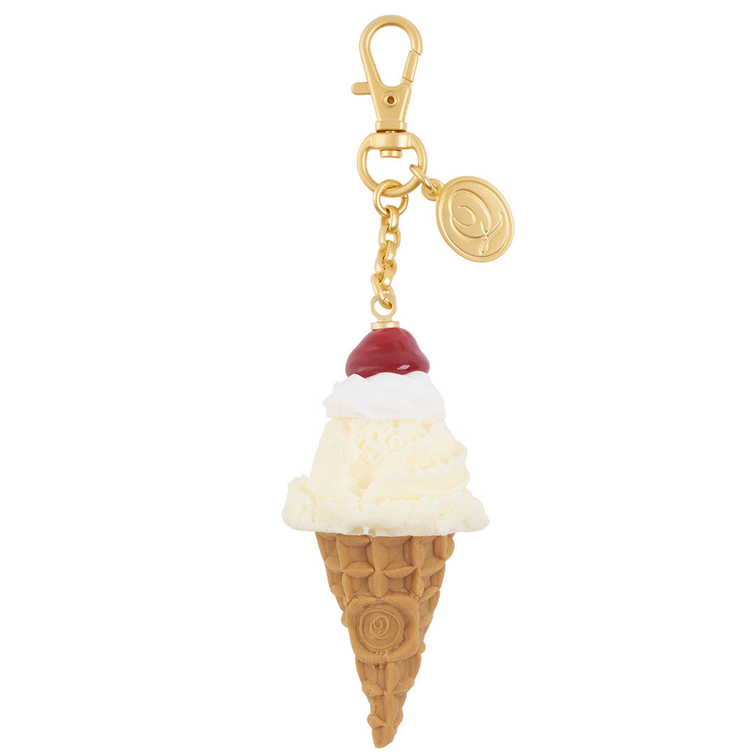 Cherry Whipped Cream Vanilla Ice Cream Bag Charm【Japan Jewelry】