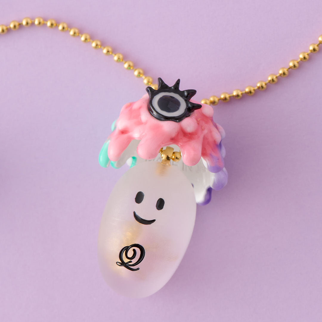 Trick Ghost “Melty Monster” Necklace Set【Japan Jewelry】