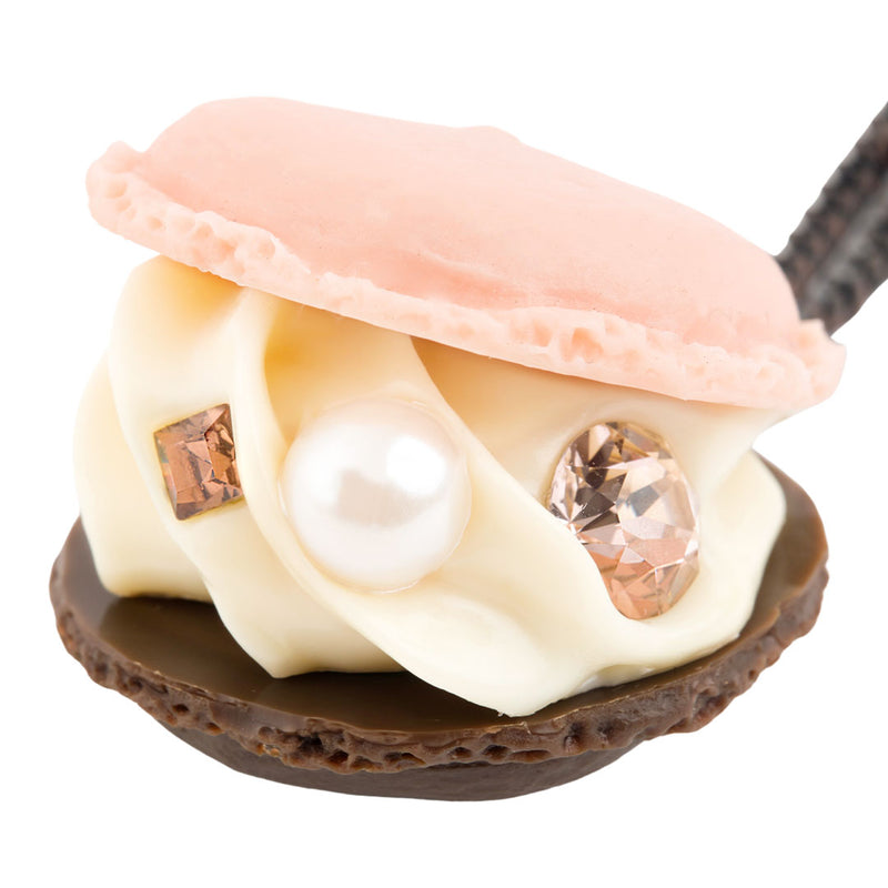 Strawberry Chocolate Macaron Necklace【Japan Jewelry】