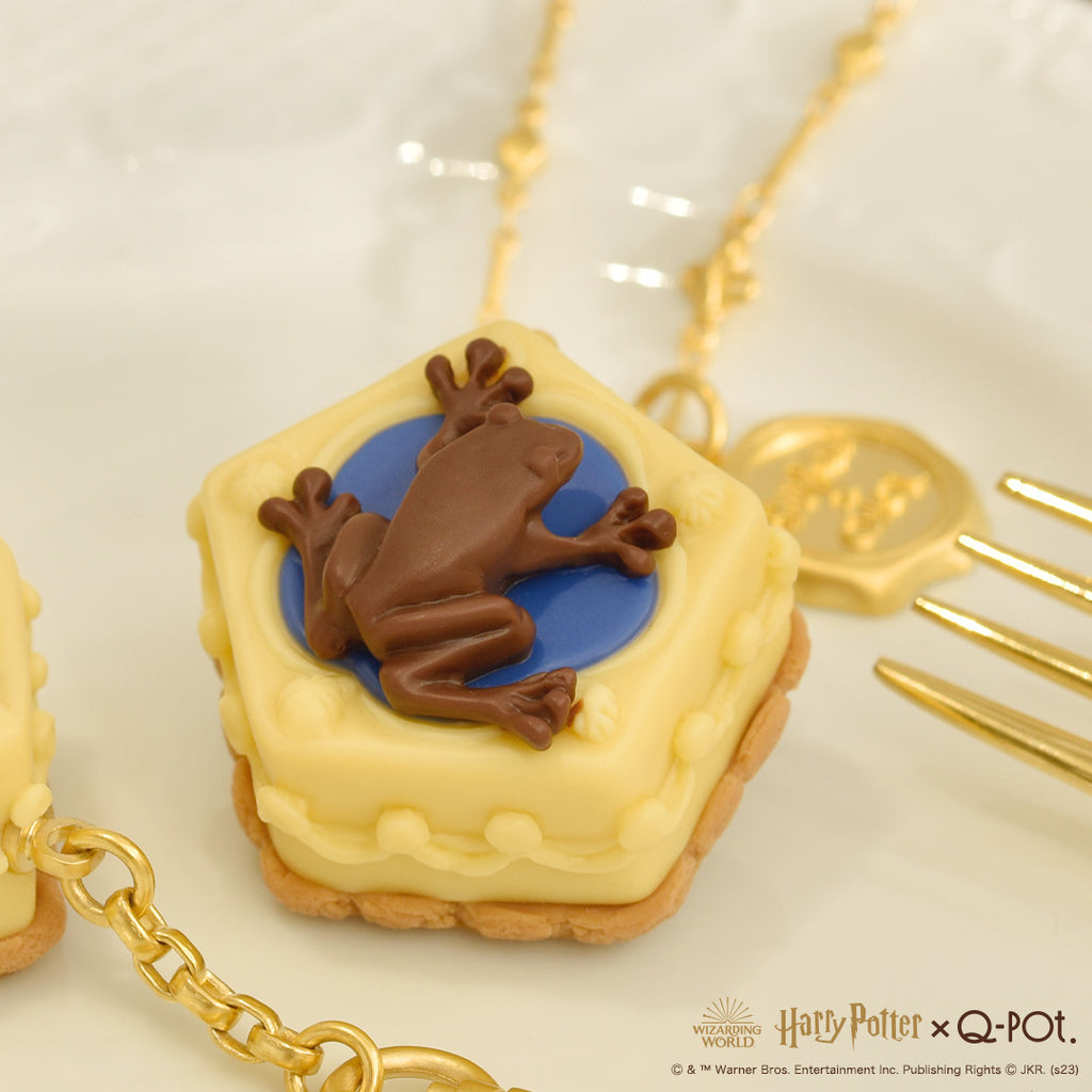 【Harry Potter × Q-pot. collaboration】Chocolate Frog Cake Necklace【Japan Jewelry】