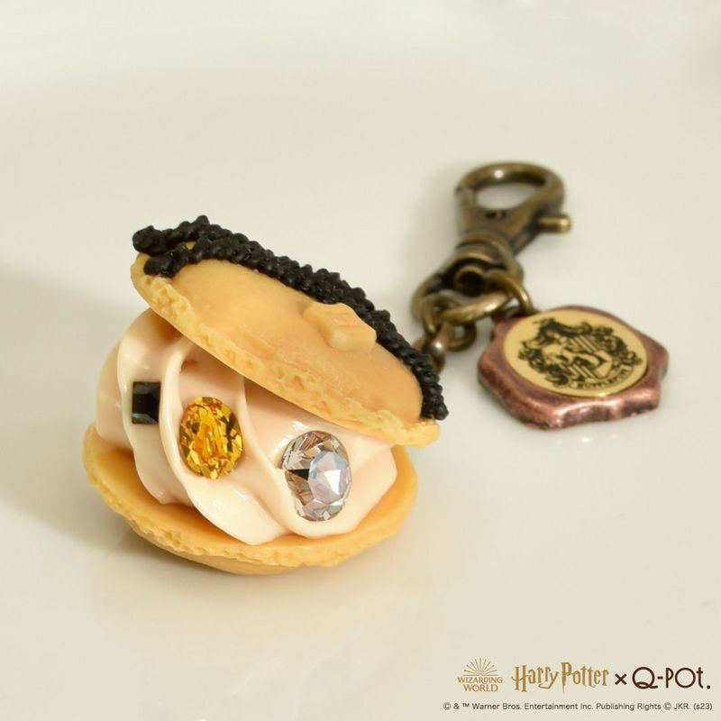 【Harry Potter × Q-pot. collaboration】Hufflepuff Macaron Bag Charm【Japan Jewelry】
