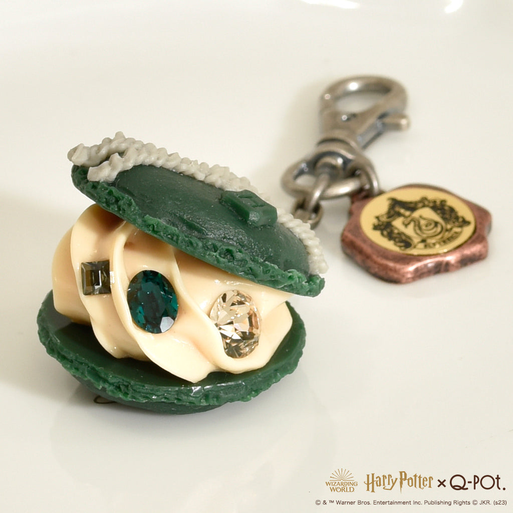 【Harry Potter × Q-pot. collaboration】Slytherin Macaron Bag Charm【Japan Jewelry】