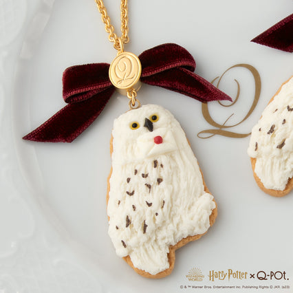 【Harry Potter × Q-pot. collaboration】Hedwig Sugar Cookie Necklace【Japan Jewelry】