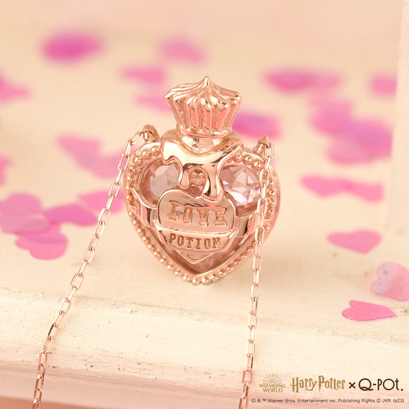 【Harry Potter × Q-pot. collaboration / 10K-Pink Gold】Love Potion Necklace【Japan Jewelry】