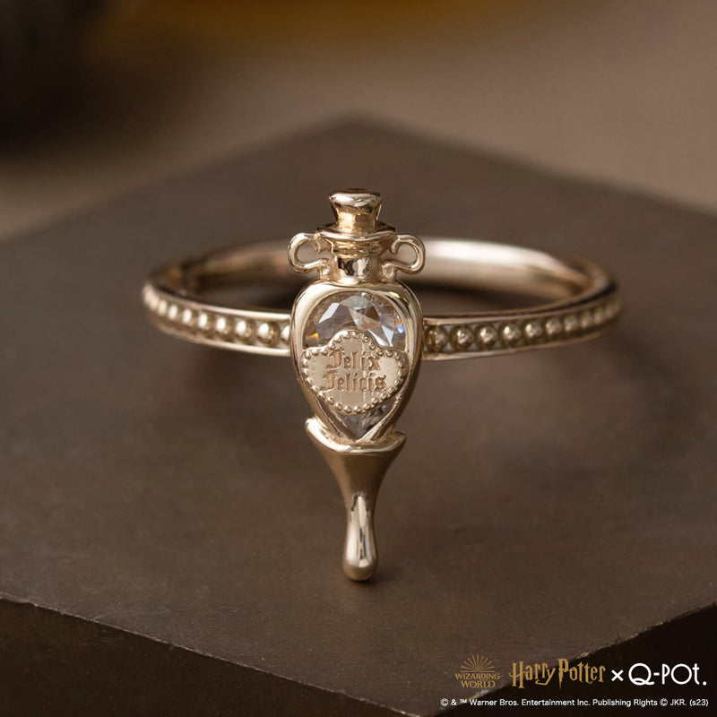 【Harry Potter × Q-pot. collaboration / 10K-Yellow Gold】Felix Felicis Ring【Japan Jewelry】