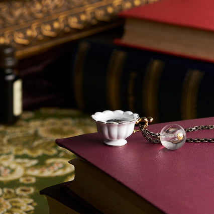 【Harry Potter × Q-pot. collaboration】Tea Leaf Reading Necklace【Japan Jewelry】