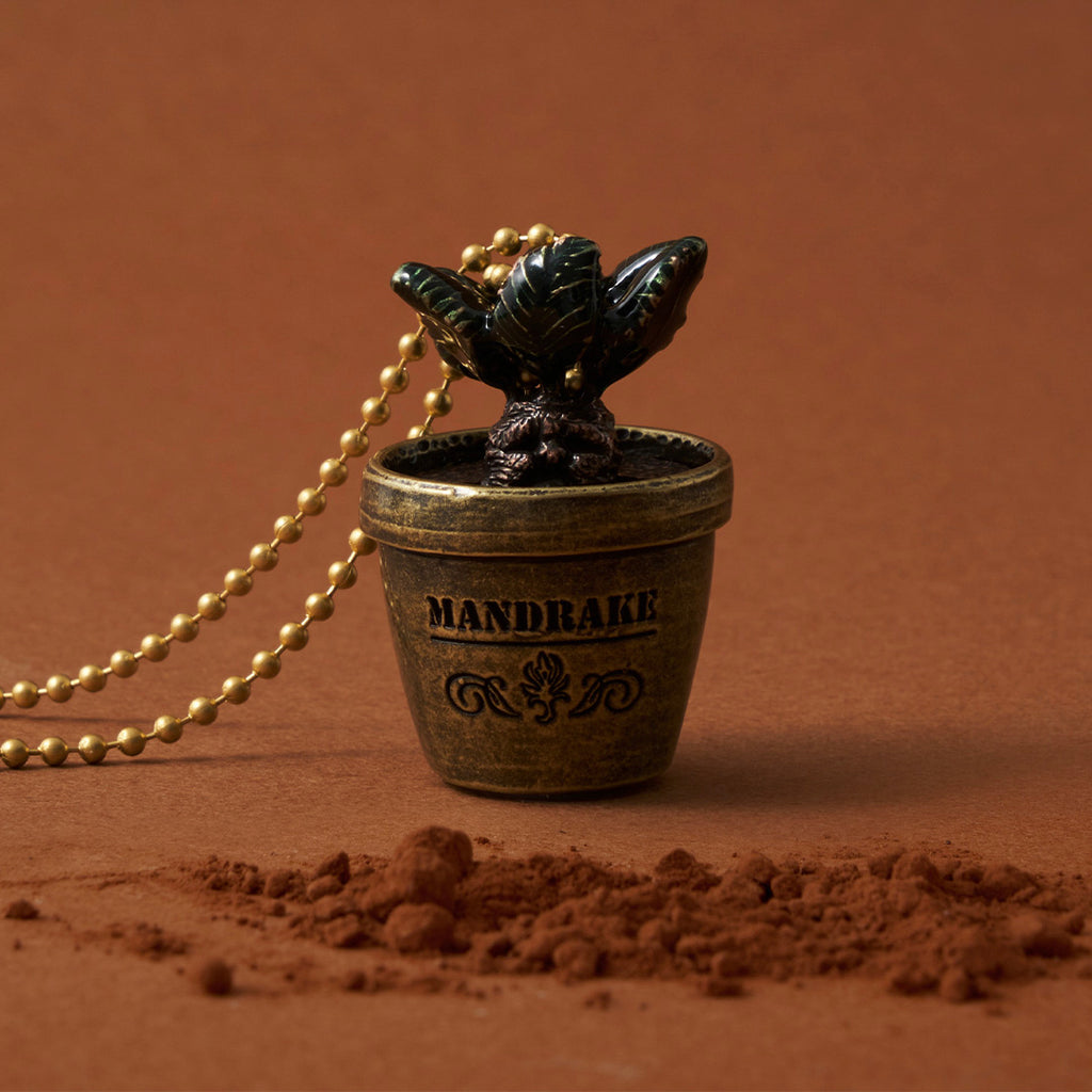 【Harry Potter × Q-pot. collaboration】Mandrake Chocolate Necklace【Japan Jewelry】
