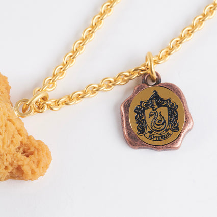 【Harry Potter × Q-pot. collaboration】Slytherin Bear Cookie Necklace【Japan Jewelry】