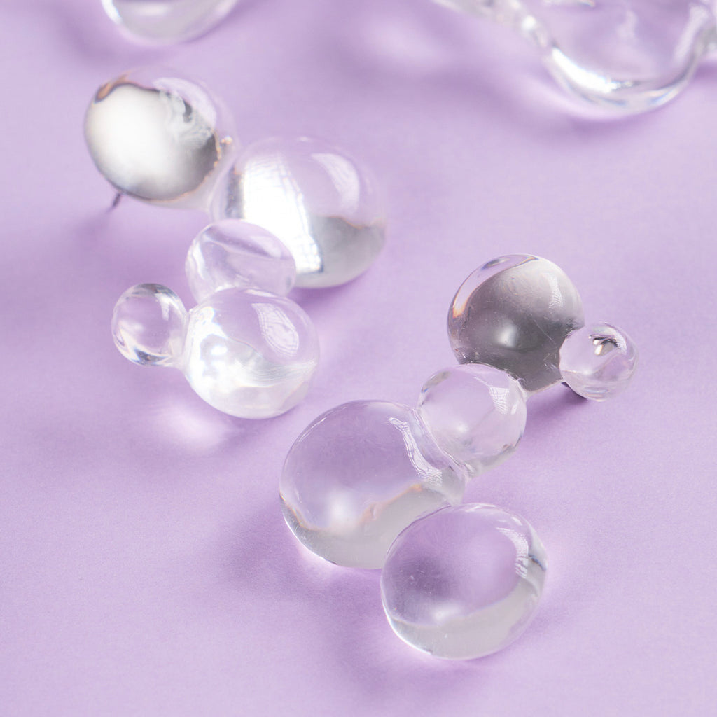 Bubbles Pierced Earrings (Pair)【Japan Jewelry】