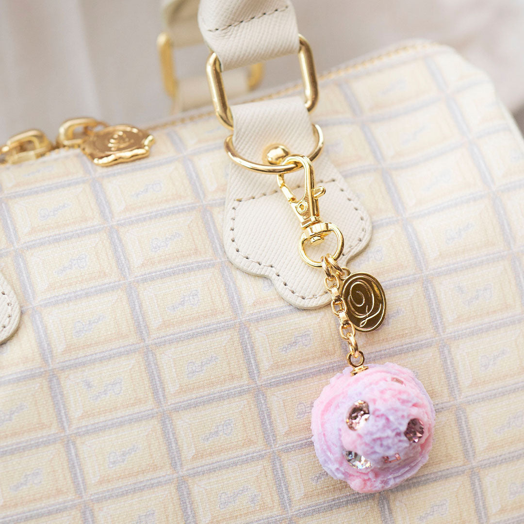 KIRA KIRA Strawberry & Blueberry Ice Cream Bag Charm【Japan Jewelry】
