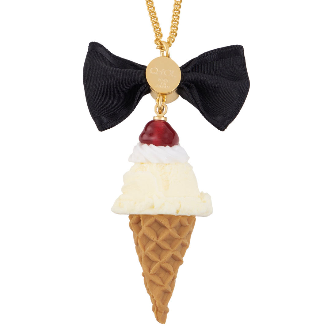 Cherry Whipped Cream Vanilla Ice Cream Necklace【Japan Jewelry】