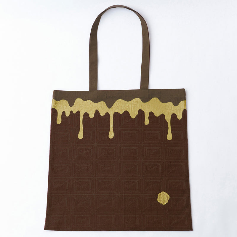 Bitter Chocolate Washer Fabric Tote Bag【Japan Jewelry】