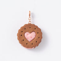 Strawberry Milk Jam Cocoa Cookie Charm【Japan Jewelry】