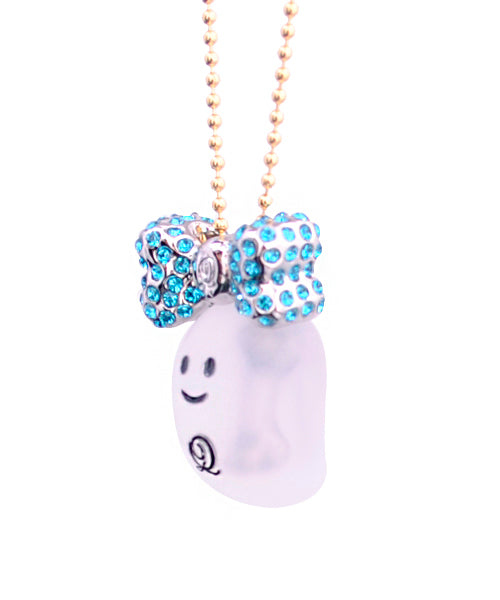 Trick Ghost Ate Meat Chop Necklace【Japan Jewelry】