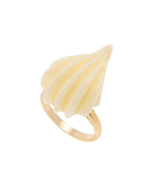 Single Whipped Cream Ring【Japan Jewelry】