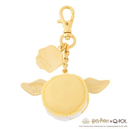 【Harry Potter × Q-pot. collaboration】Golden Snitch Macaron Bag Charm【Japan Jewelry】