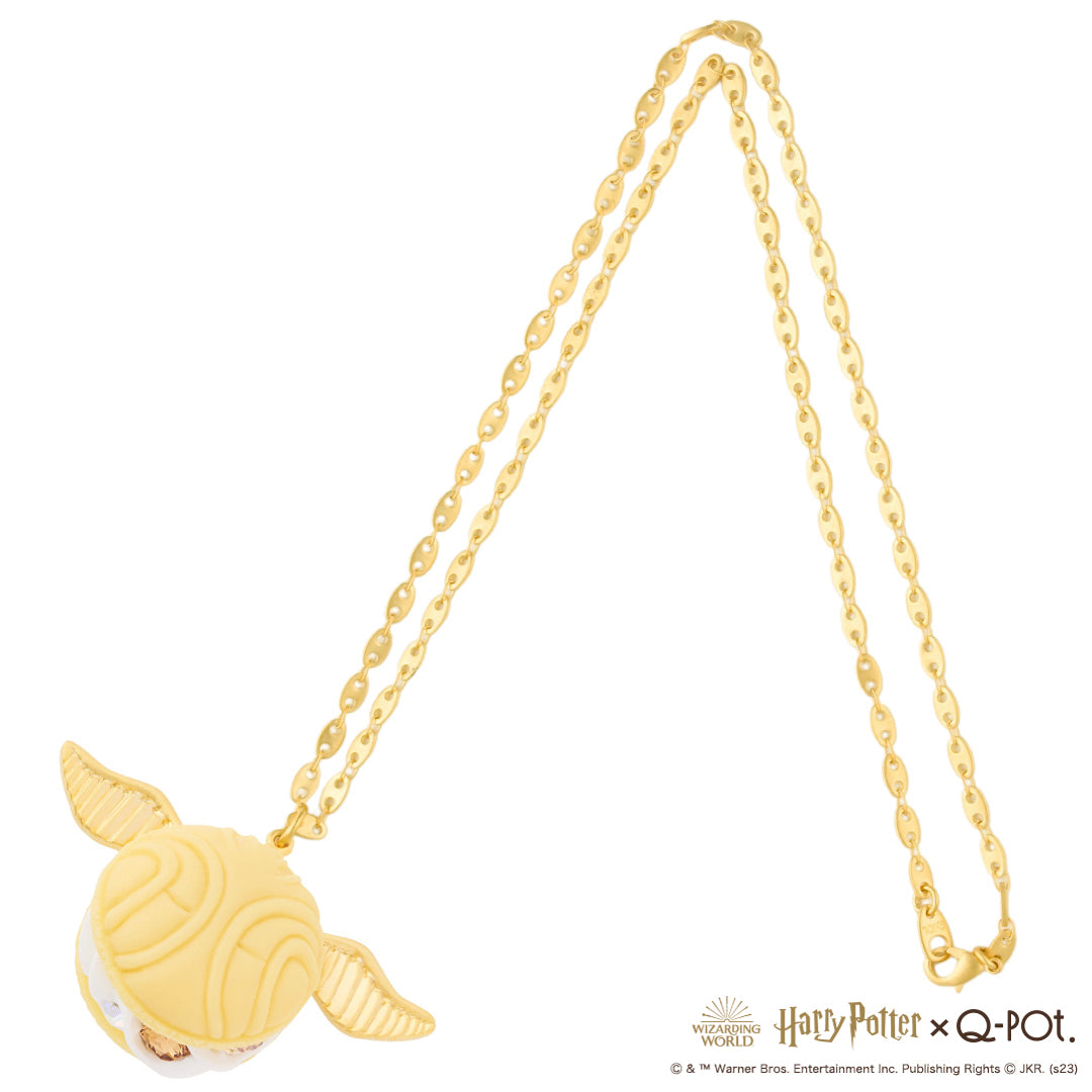 Harry Potter Collaboration】Golden Snitch Macaron Necklace【Japan