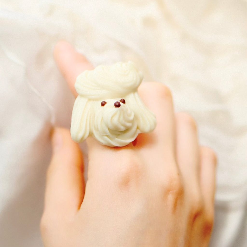 Poodle Meringue Ring (Milk)【Japan Jewelry】