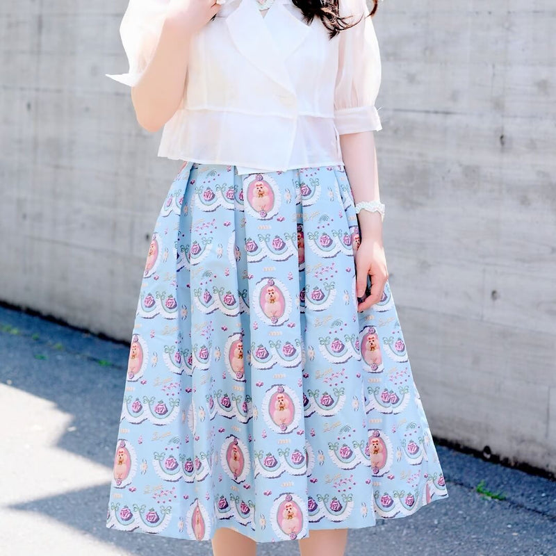 Poodle Cake Skirt (Mint)【Japan Jewelry】
