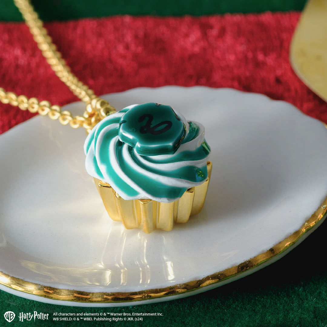 Fashion Q pot chocolate mint cup cake necklace