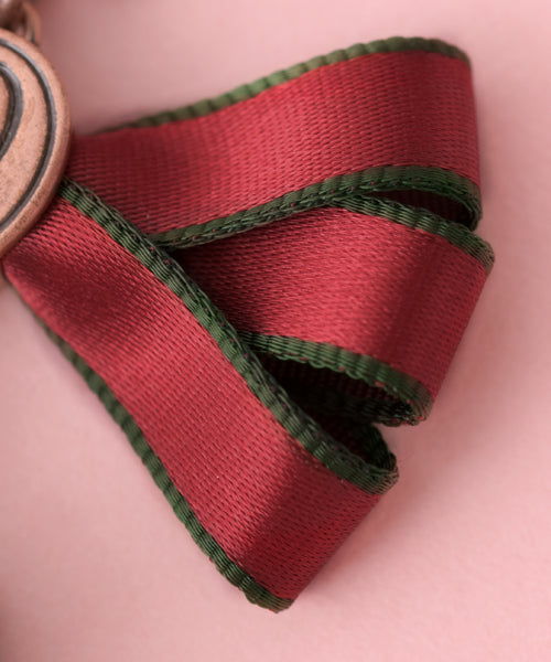 Strawberry Ganache Ribbon Necklace (Red)【Japan Jewelry】