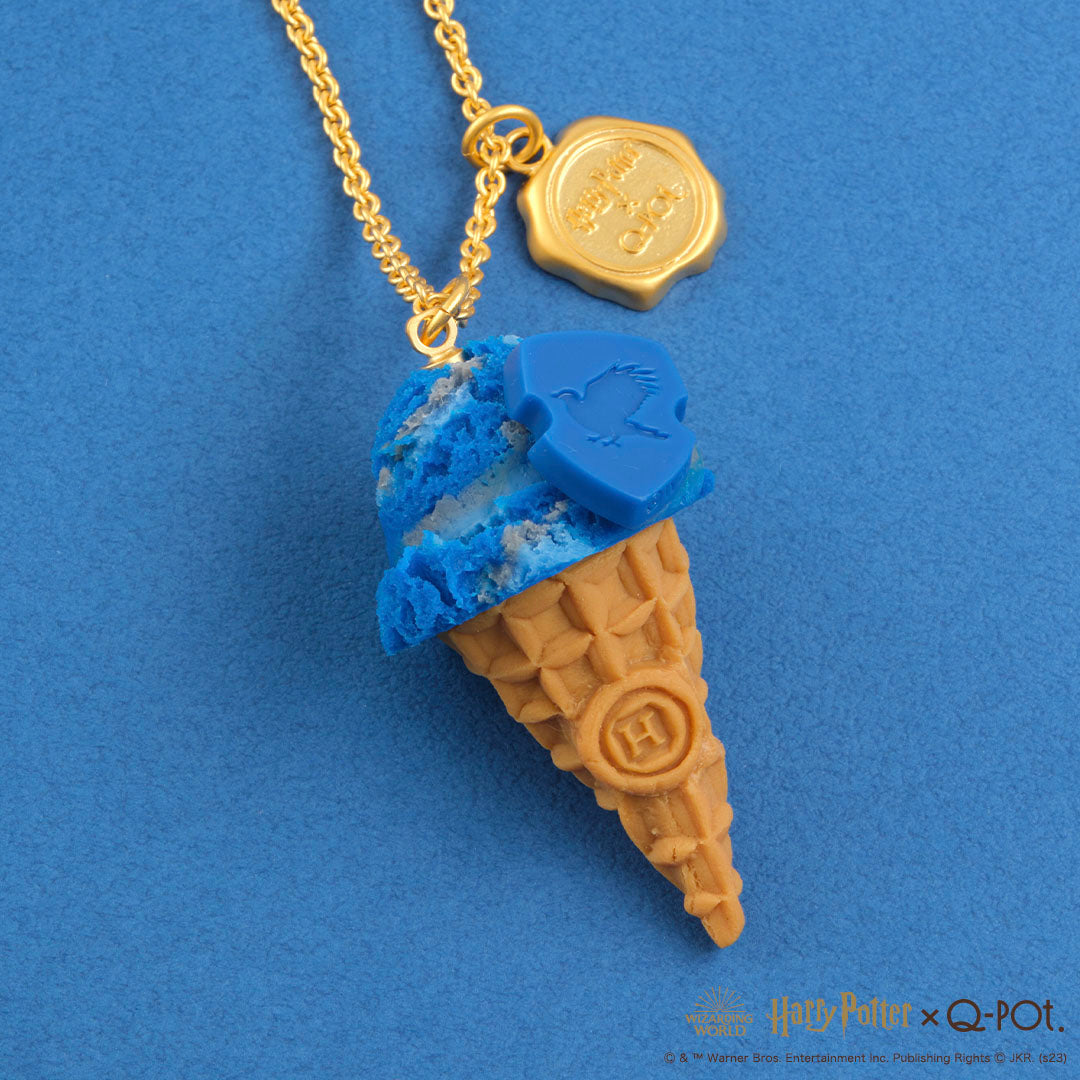【Harry Potter × Qpot. collaboration】Ravenclaw Ice Cream Necklace【Japa Japan Jewelry Brand Q