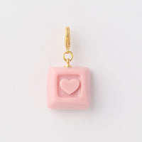 Initial Chocolate Charm (SS)【Japan Jewelry】