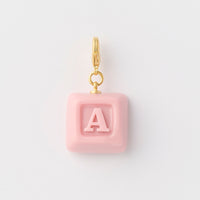 Initial Chocolate Charm (SS)【Japan Jewelry】