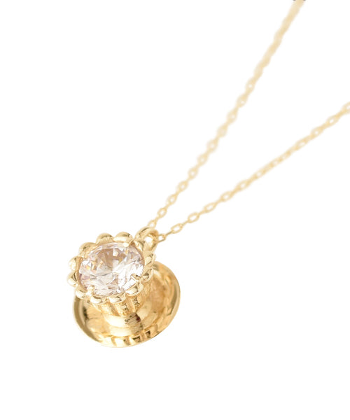 【10K Yellow Gold】Tea Cup Necklace