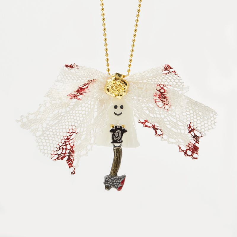 Petit Ghost Sheets Necklace【Japan Jewelry】
