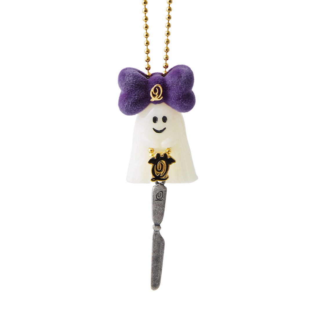 Velvet Ribbon Charm (Purple)【Japan Jewelry】